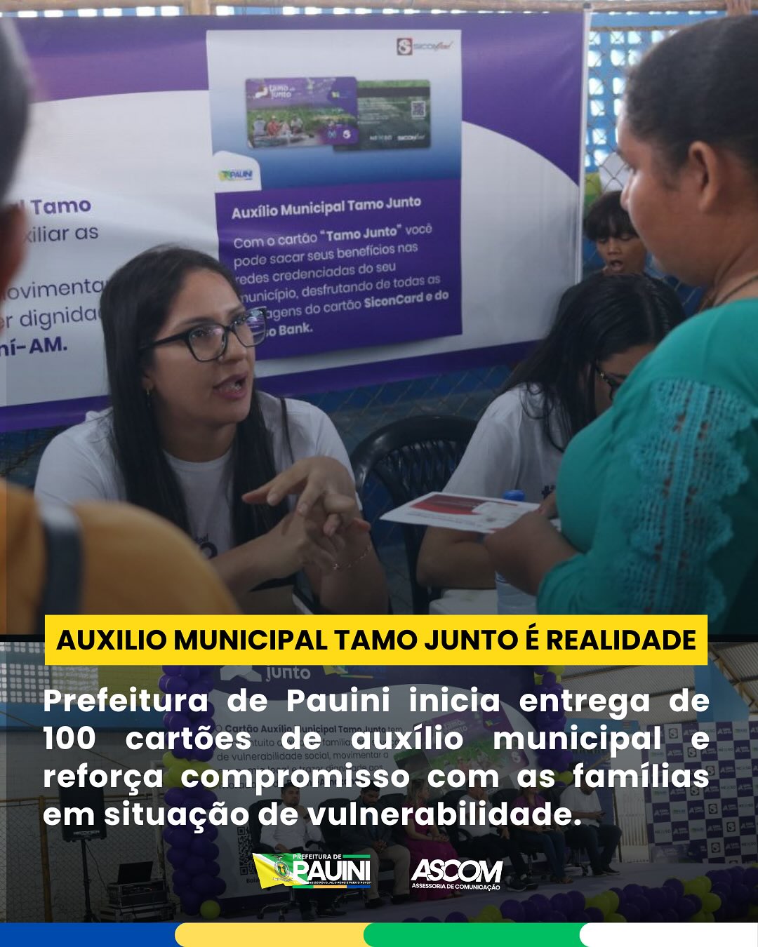 💳 Um dia histórico para Pauini! A Prefeitura realizou a entrega dos primeiros 100 cartões do Pr (4)